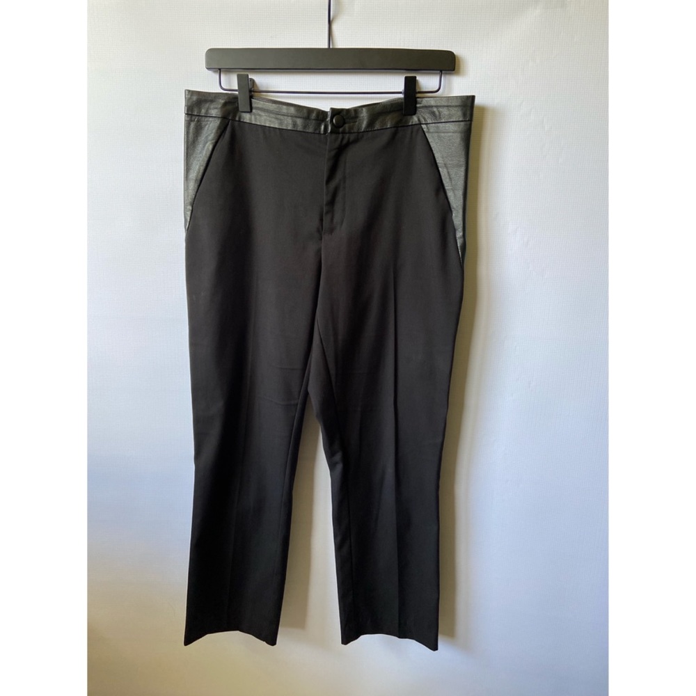 H&M Leather Accent Pants